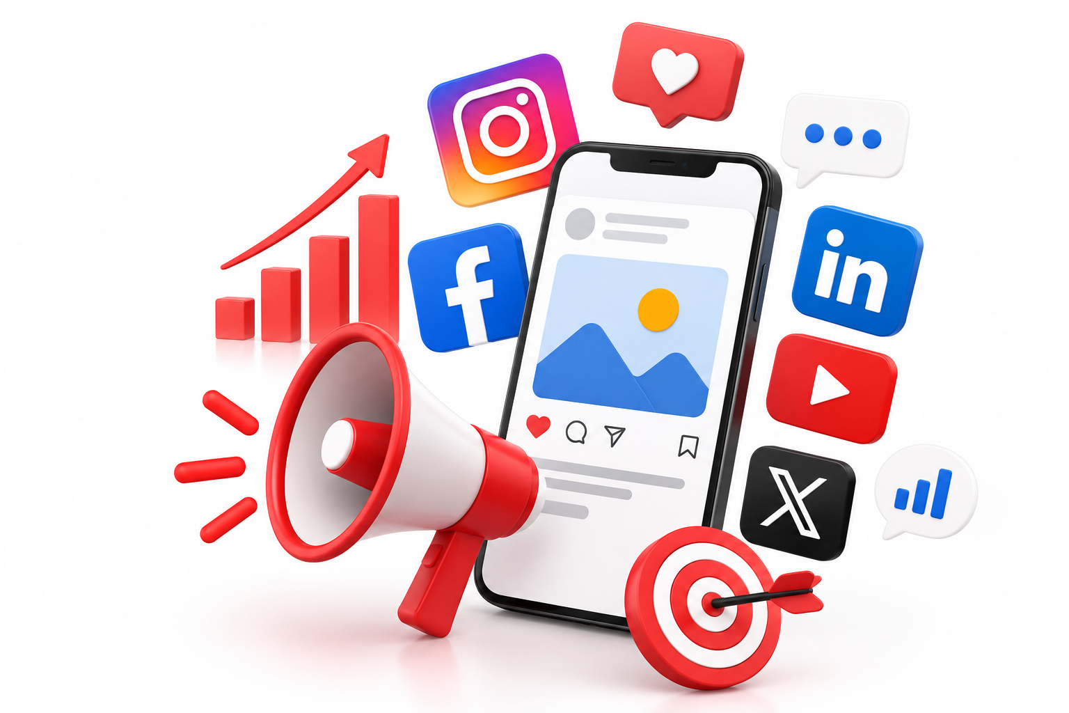 Social media marketing service